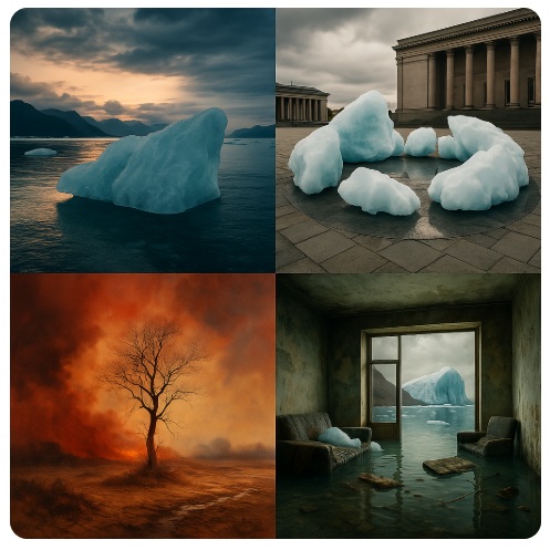 Belleza residual: paisajes en fuga y memoria climática en el arte, (por Esther Roso)
