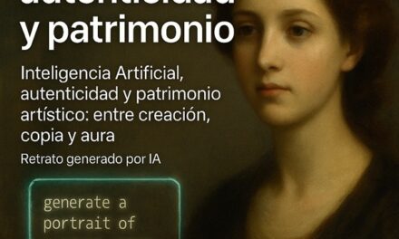 Inteligencia Artificial, autenticidad y patrimonio artístico: entre creación, copia y aura, (por Esther Roso).